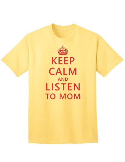 Stylish Adult T-Shirt for Moms: Embrace Serenity and Elegance-Mens T-shirts-TooLoud-Yellow-Small-Davson Sales