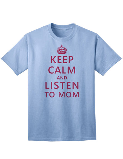 Stylish Adult T-Shirt for Moms: Embrace Serenity and Elegance-Mens T-shirts-TooLoud-Light-Blue-Small-Davson Sales