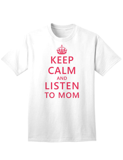 Stylish Adult T-Shirt for Moms: Embrace Serenity and Elegance-Mens T-shirts-TooLoud-White-Small-Davson Sales