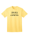 Stylish Adult T-Shirt for the Fearless: Embrace the Thrill of Running-Mens T-shirts-TooLoud-Yellow-Small-Davson Sales