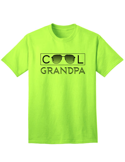 Stylish Adult T-Shirt for the Modern Grandfather-Mens T-shirts-TooLoud-Neon-Green-Small-Davson Sales