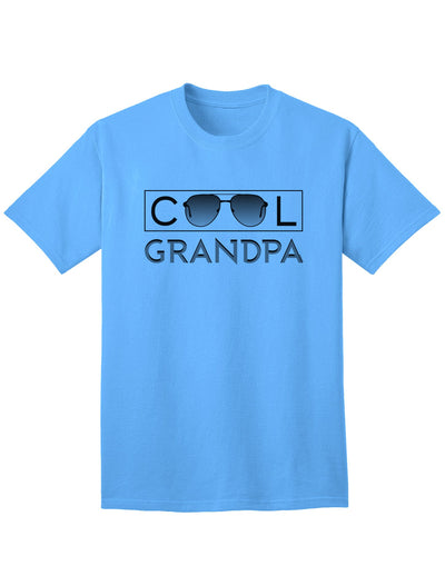 Stylish Adult T-Shirt for the Modern Grandfather-Mens T-shirts-TooLoud-Aquatic-Blue-Small-Davson Sales