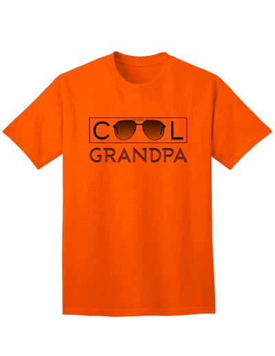 Stylish Adult T-Shirt for the Modern Grandfather-Mens T-shirts-TooLoud-Orange-Small-Davson Sales