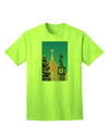 Stylish Adult T-Shirt from Manitou Springs, Colorado by TooLoud-Mens T-shirts-TooLoud-Neon-Green-Small-Davson Sales