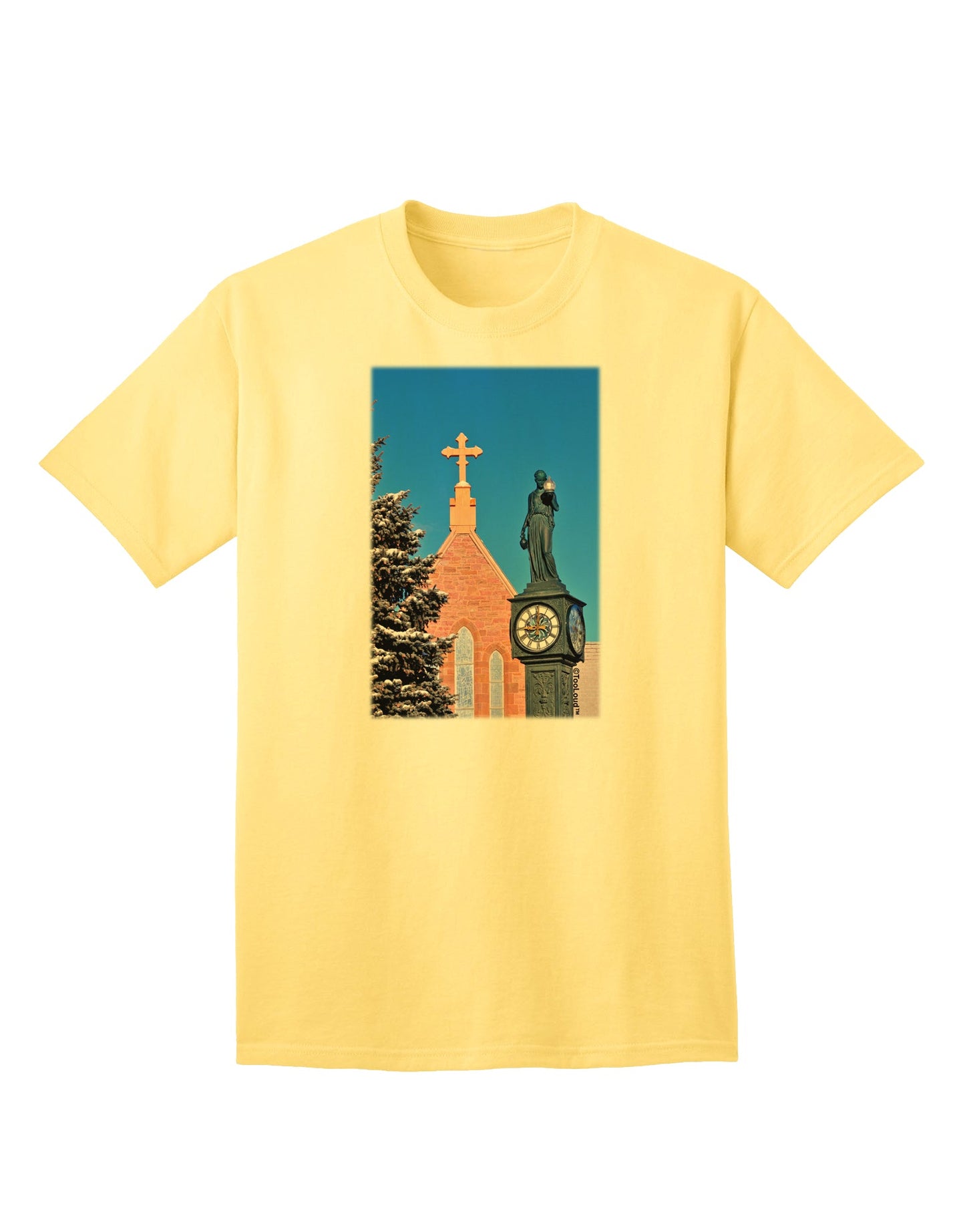 Stylish Adult T-Shirt from Manitou Springs, Colorado by TooLoud-Mens T-shirts-TooLoud-Yellow-Small-Davson Sales