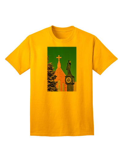 Stylish Adult T-Shirt from Manitou Springs, Colorado by TooLoud-Mens T-shirts-TooLoud-Gold-Small-Davson Sales