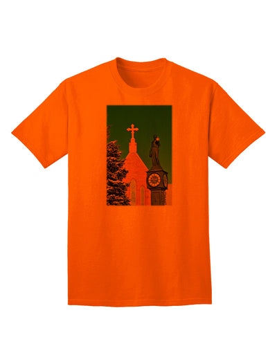 Stylish Adult T-Shirt from Manitou Springs, Colorado by TooLoud-Mens T-shirts-TooLoud-Orange-Small-Davson Sales