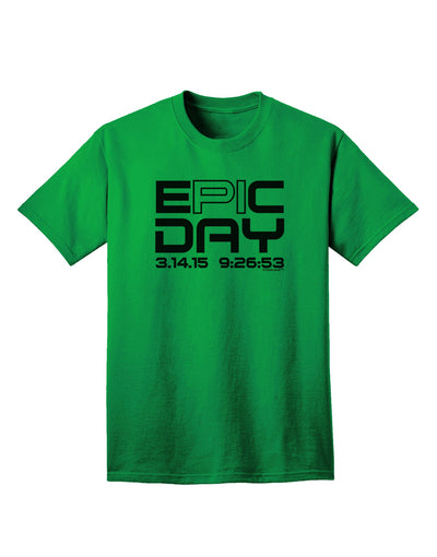 Stylish Adult T-Shirt with Epic Pi Day Text Design by TooLoud-Mens T-shirts-TooLoud-Kelly-Green-Small-Davson Sales