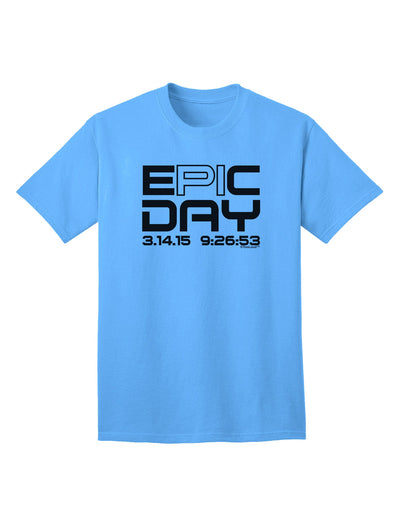 Stylish Adult T-Shirt with Epic Pi Day Text Design by TooLoud-Mens T-shirts-TooLoud-Aquatic-Blue-Small-Davson Sales