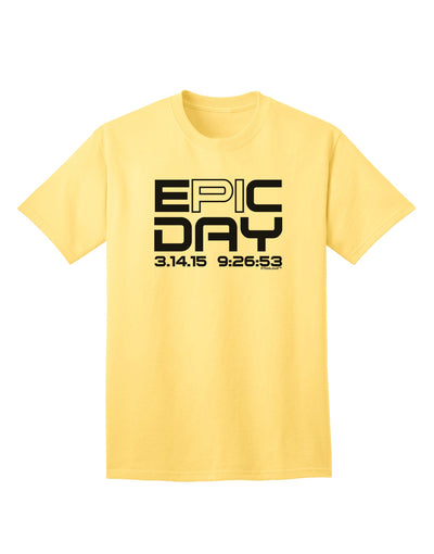 Stylish Adult T-Shirt with Epic Pi Day Text Design by TooLoud-Mens T-shirts-TooLoud-Yellow-Small-Davson Sales