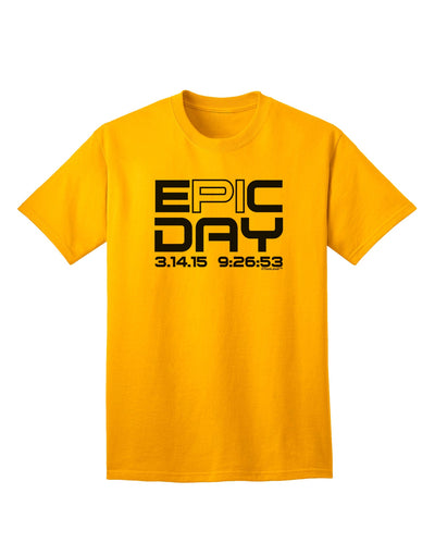 Stylish Adult T-Shirt with Epic Pi Day Text Design by TooLoud-Mens T-shirts-TooLoud-Gold-Small-Davson Sales