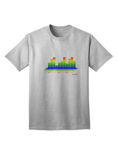 Stylish Adult T-Shirt with Equalizer Bars Design by TooLoud-Mens T-shirts-TooLoud-AshGray-Small-Davson Sales