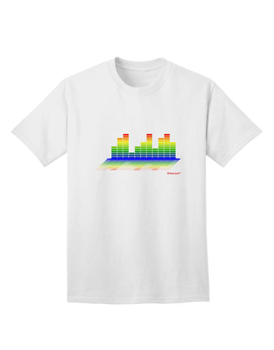 Stylish Adult T-Shirt with Equalizer Bars Design by TooLoud-Mens T-shirts-TooLoud-White-Small-Davson Sales