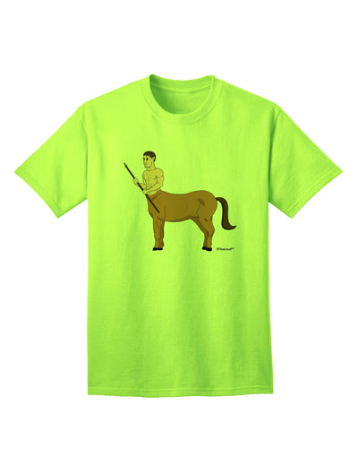 Stylish Adult T-Shirt with Greek Mythology Centaur Design by TooLoud-Mens T-shirts-TooLoud-Neon-Green-Small-Davson Sales