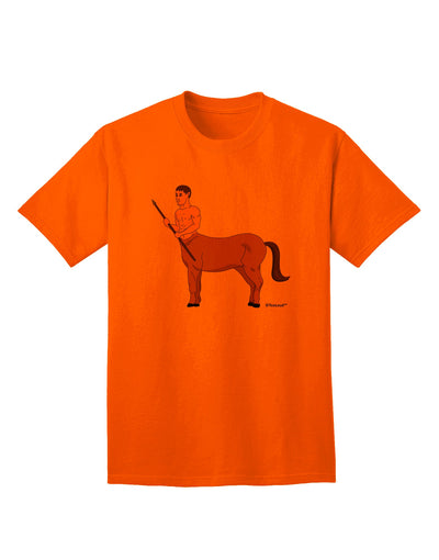 Stylish Adult T-Shirt with Greek Mythology Centaur Design by TooLoud-Mens T-shirts-TooLoud-Orange-Small-Davson Sales