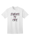 Stylish Adult T-Shirt with Heart Design - Shake It Off Text by TooLoud-Mens T-shirts-TooLoud-White-Small-Davson Sales