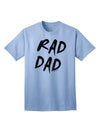 Stylish Adult T-Shirt with Rad Dad Design-Mens T-shirts-TooLoud-Light-Blue-Small-Davson Sales