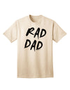 Stylish Adult T-Shirt with Rad Dad Design-Mens T-shirts-TooLoud-Natural-Small-Davson Sales