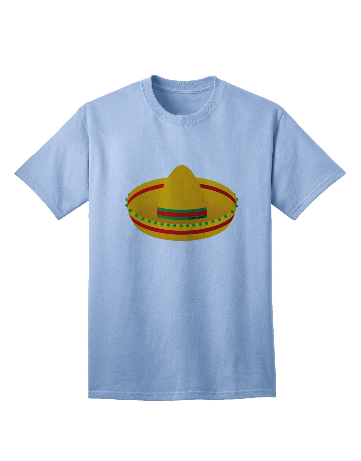 Stylish Adult T-Shirt with Sombrero Design by TooLoud-Mens T-shirts-TooLoud-Light-Blue-Small-Davson Sales