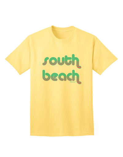 Stylish Adult T-Shirt with South Beach Color Scheme Design by TooLoud-Mens T-shirts-TooLoud-Yellow-Small-Davson Sales