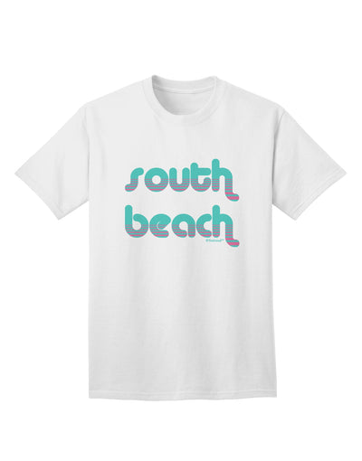 Stylish Adult T-Shirt with South Beach Color Scheme Design by TooLoud-Mens T-shirts-TooLoud-White-Small-Davson Sales