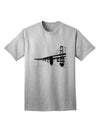 Stylish Bay Bridge Cutout Design Adult T-Shirt by TooLoud for Fashion Enthusiasts-Mens T-shirts-TooLoud-AshGray-Small-Davson Sales