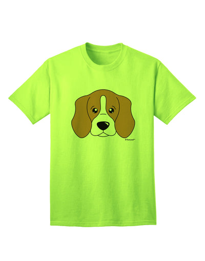 Stylish Beagle Dog Adult T-Shirt by TooLoud-Mens T-shirts-TooLoud-Neon-Green-Small-Davson Sales