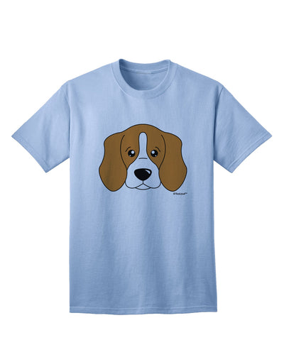 Stylish Beagle Dog Adult T-Shirt by TooLoud-Mens T-shirts-TooLoud-Light-Blue-Small-Davson Sales