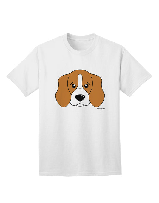 Stylish Beagle Dog Adult T-Shirt by TooLoud-Mens T-shirts-TooLoud-White-Small-Davson Sales