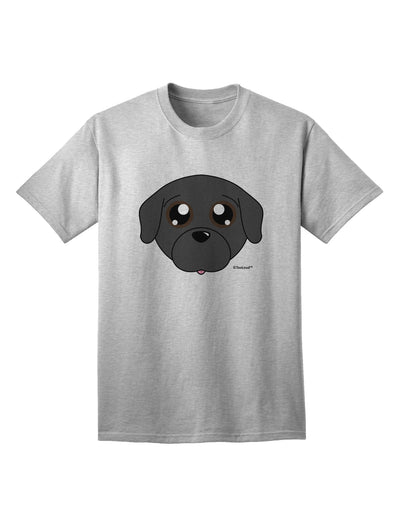 Stylish Black Adult T-Shirt featuring an Adorable Pug Dog by TooLoud-Mens T-shirts-TooLoud-AshGray-Small-Davson Sales