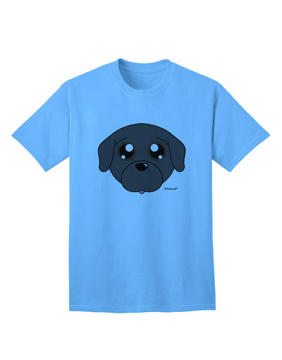 Stylish Black Adult T-Shirt featuring an Adorable Pug Dog by TooLoud-Mens T-shirts-TooLoud-Aquatic-Blue-Small-Davson Sales