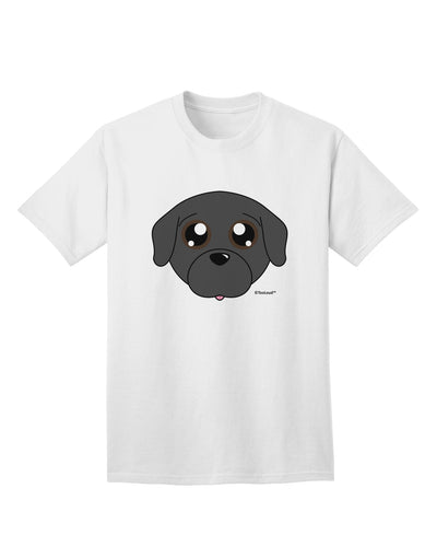 Stylish Black Adult T-Shirt featuring an Adorable Pug Dog by TooLoud-Mens T-shirts-TooLoud-White-Small-Davson Sales