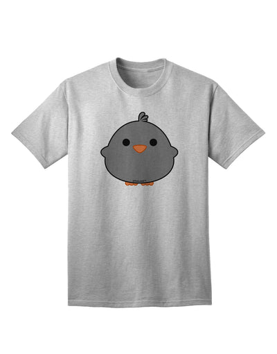 Stylish Black Adult T-Shirt featuring the Adorable Little Chick Design by TooLoud-Mens T-shirts-TooLoud-AshGray-Small-Davson Sales