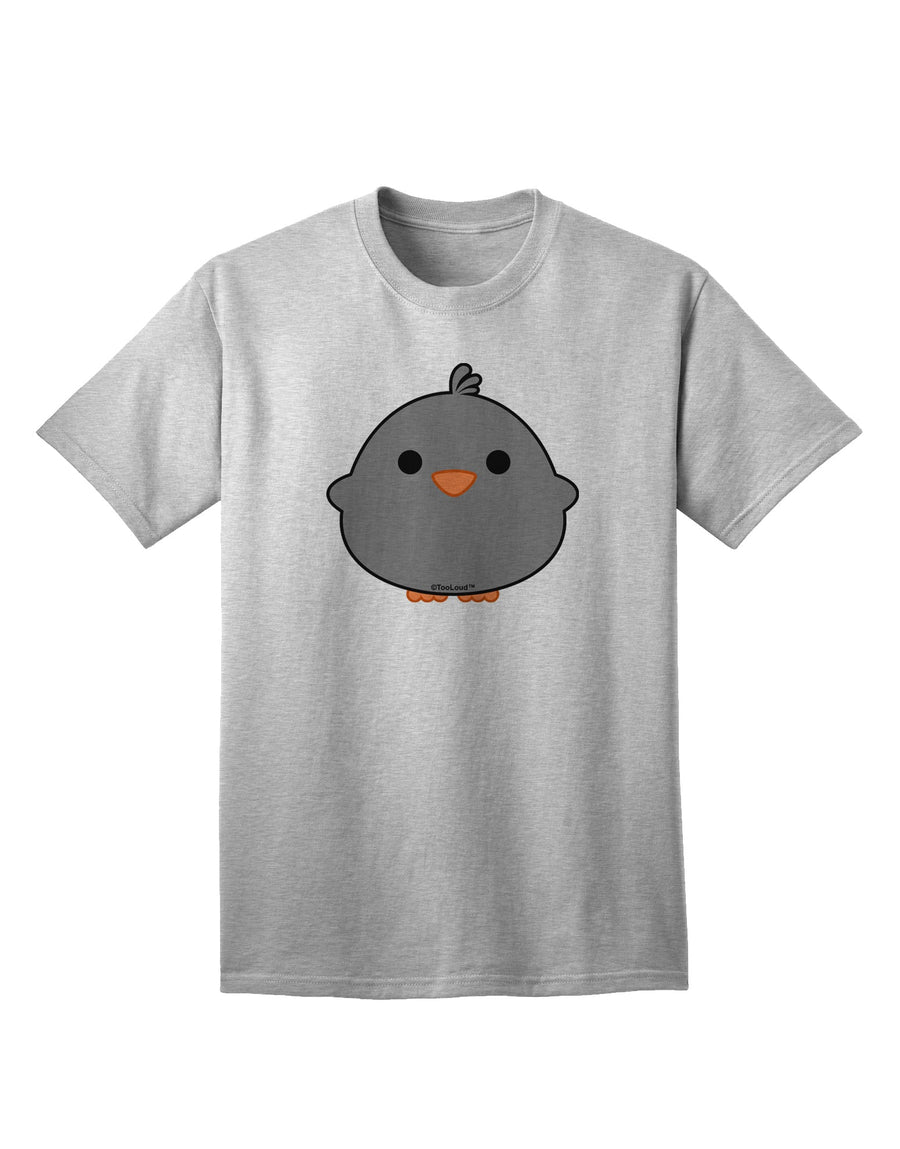 Stylish Black Adult T-Shirt featuring the Adorable Little Chick Design by TooLoud-Mens T-shirts-TooLoud-White-Small-Davson Sales