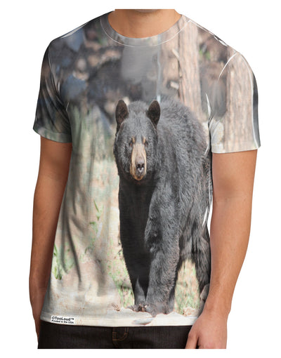 Stylish Black Bear All Over Print Adult T-shirt for Fashion-forward Individuals-Mens T-shirts-TooLoud-Small-Davson Sales