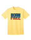 Stylish Born Free Color Adult T-Shirt Offered by TooLoud-Mens T-shirts-TooLoud-Yellow-Small-Davson Sales