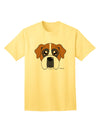 Stylish Boxer Dog Adult T-Shirt for Dog Lovers-Mens T-shirts-TooLoud-Yellow-Small-Davson Sales