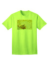 Stylish Bullfrog In Watercolor Adult T-Shirt Offered by TooLoud-Mens T-shirts-TooLoud-Neon-Green-Small-Davson Sales