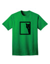 Stylish Cat Peeking Adult T-Shirt by TooLoud-Mens T-shirts-TooLoud-Kelly-Green-Small-Davson Sales