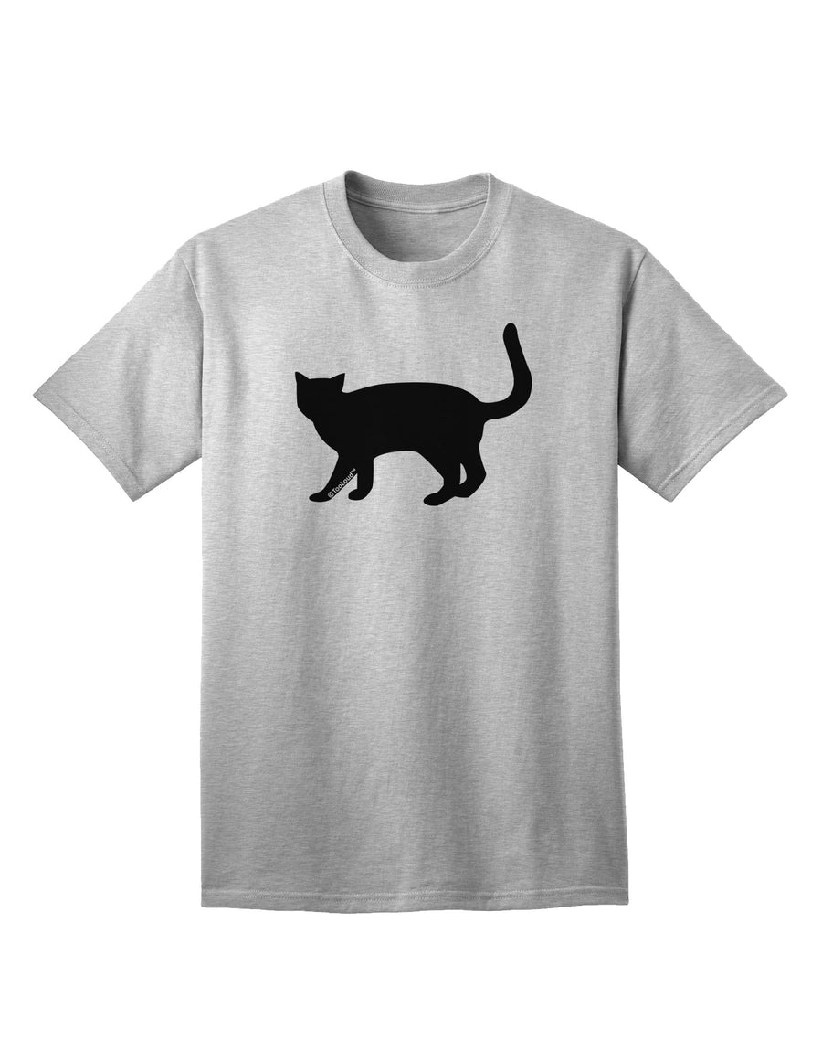 Stylish Cat Silhouette Adult T-Shirt by TooLoud for Fashion Enthusiasts-Mens T-shirts-TooLoud-White-Small-Davson Sales