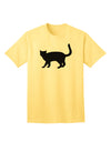 Stylish Cat Silhouette Adult T-Shirt by TooLoud for Fashion Enthusiasts-Mens T-shirts-TooLoud-Yellow-Small-Davson Sales