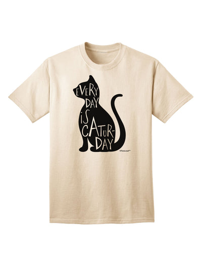 Stylish Cat Silhouette Adult T-Shirt for Cat Lovers by TooLoud-Mens T-shirts-TooLoud-Natural-Small-Davson Sales