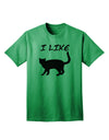 Stylish Cat Silhouette Design Adult T-Shirt by TooLoud-Mens T-shirts-TooLoud-Kelly-Green-Small-Davson Sales