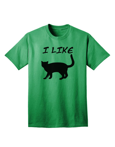 Stylish Cat Silhouette Design Adult T-Shirt by TooLoud-Mens T-shirts-TooLoud-Kelly-Green-Small-Davson Sales