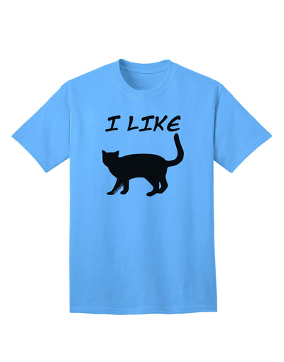 Stylish Cat Silhouette Design Adult T-Shirt by TooLoud-Mens T-shirts-TooLoud-Aquatic-Blue-Small-Davson Sales