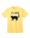 Stylish Cat Silhouette Design Adult T-Shirt by TooLoud-Mens T-shirts-TooLoud-Yellow-Small-Davson Sales