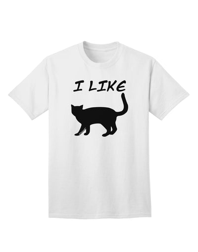 Stylish Cat Silhouette Design Adult T-Shirt by TooLoud-Mens T-shirts-TooLoud-White-Small-Davson Sales