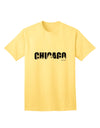 Stylish Chicago Skyline Cutout Adult T-Shirt by TooLoud for Fashion-forward Individuals-Mens T-shirts-TooLoud-Yellow-Small-Davson Sales