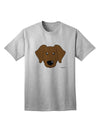 Stylish Chocolate Labrador Retriever Dog Adult T-Shirt by TooLoud-Mens T-shirts-TooLoud-AshGray-Small-Davson Sales