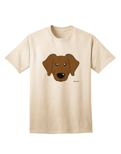 Stylish Chocolate Labrador Retriever Dog Adult T-Shirt by TooLoud-Mens T-shirts-TooLoud-Natural-Small-Davson Sales